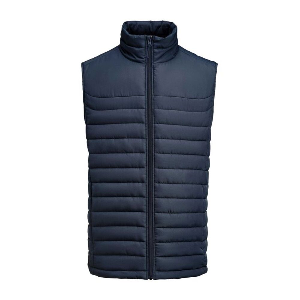 James Harvest Mens Arches Padded Vest / Navy